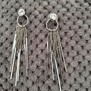 Elegant Silver Dangle Earrings
